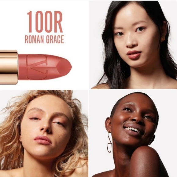 VALENTINO Rosso Striking Satin Lip Color - 100R Roman Grace MINI - Picture 2 of 5